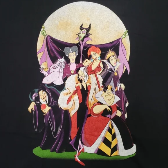 RARE Vintage 1990s Disney Villains Bad Girls Nightmare Double